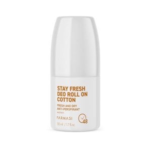 مام رول دئودورانت و ضد تعریق زنانه cotton فارماسی(Farmasi Stay Fresh Deo Roll On Cotton Women)
